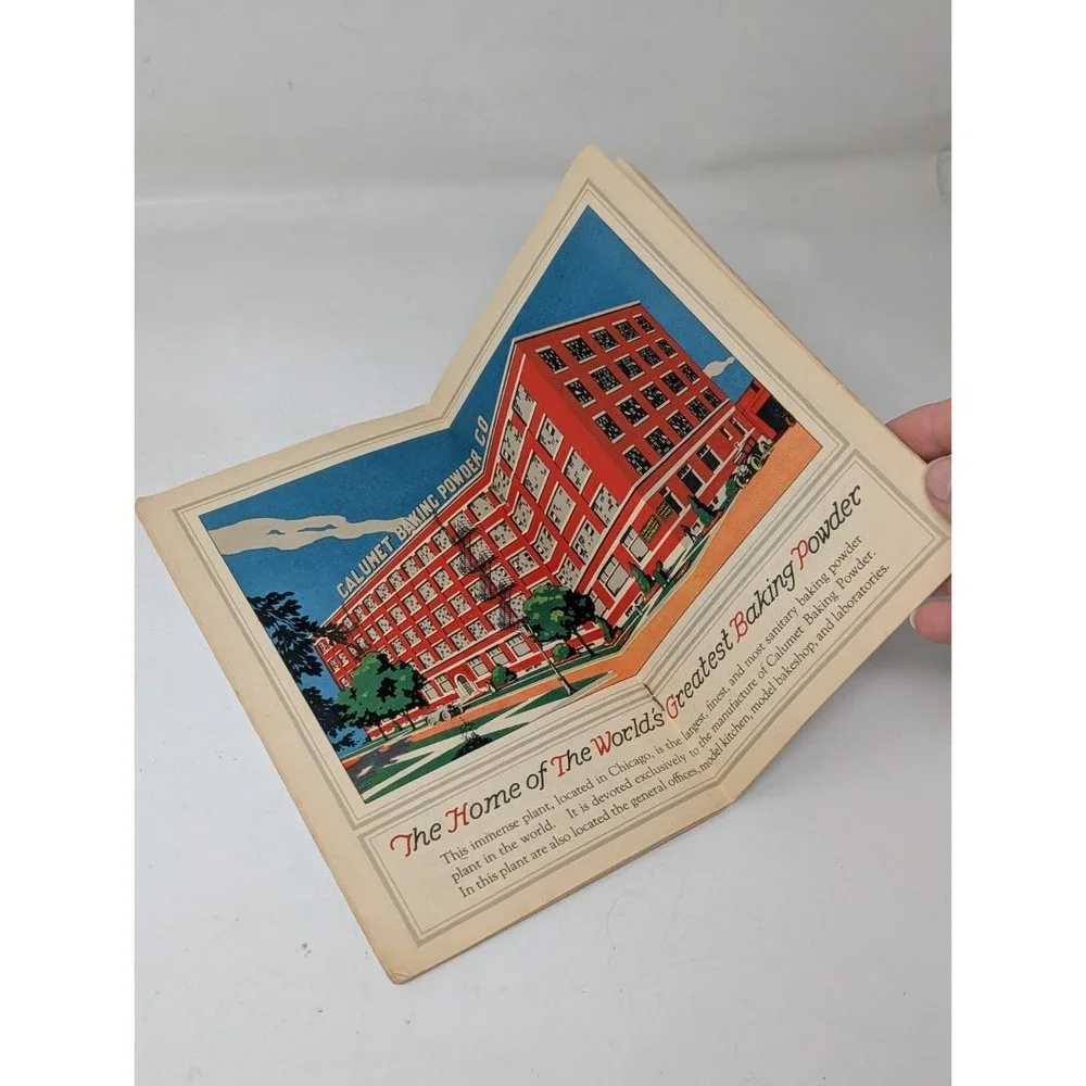 Vintage 1920s Calumet Baking‎ Powder Cook Book- Reliable Recipes for Baking